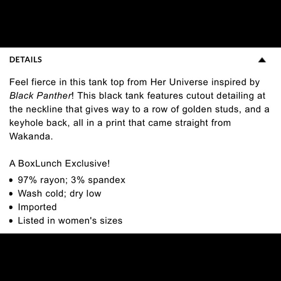 Marvel Avengers Black Panther Wakanda Tank Top! - Picture 5 of 6